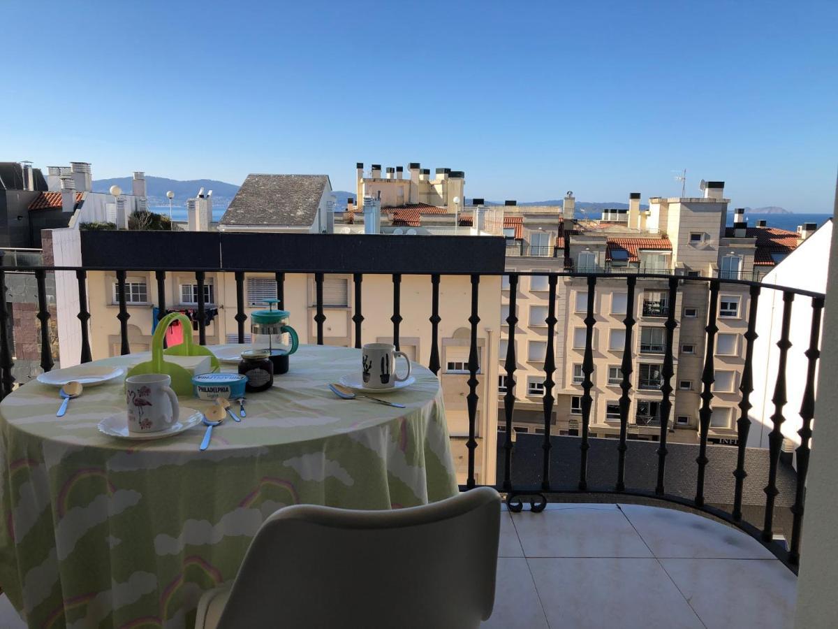 Enjoy Sanxenxo,200M Playa, Balcon Vistas Cies, Piscina & Terraza Azotea,2 Plazas Garaje, 2 Banos, Muy Luminoso, Muy Tranquilo,Muy Equipado, Centrico Apartman Kültér fotó