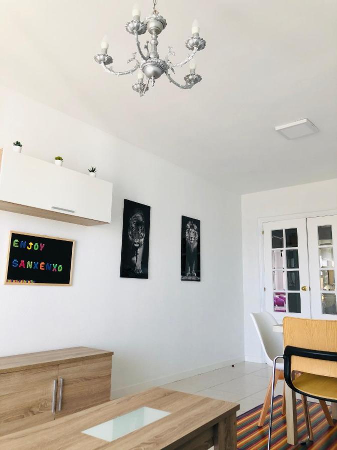 Enjoy Sanxenxo,200M Playa, Balcon Vistas Cies, Piscina & Terraza Azotea,2 Plazas Garaje, 2 Banos, Muy Luminoso, Muy Tranquilo,Muy Equipado, Centrico Apartman Kültér fotó